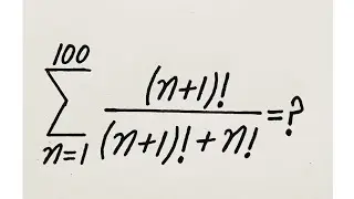 Only 2 % Solved This Summation Problem || Calculus For College Students 