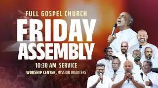 06/02/2026 | 10.30 AM | Friday Live | Full Gospel Church | Worship Center Thrissur