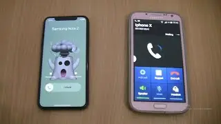 Over the Horizon Incoming+Outgoing call at the Same Time Samsung Galaxy  Note 2 Pink+Iphone X