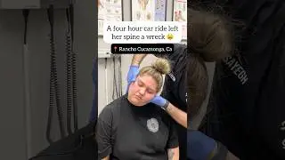 *HER SPINE WAS A WRECK* 😫 A four hour car ride left her in pain! #chiropractic