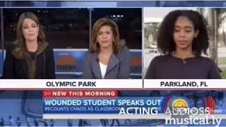 Wounded student speaks out from the Florida shooting