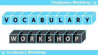 Vocabulary Workshop Unit 5 #HouseBytown #Vocabulary #English #EnglishVocabulary