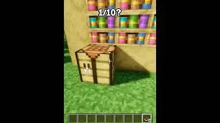 Minecraft Secret Chest💀 #shorts