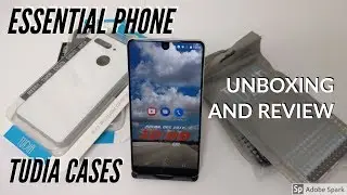 Essential Phone - Top 4 TUDIA Cases - Unboxing and Review