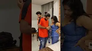 Yessma behind the sean  subscribe for more fun