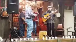 Robert Calloway and others jamming at Elmer's General Store