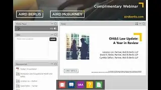 OHS Law Update: A Year in Review - May 14, 2019