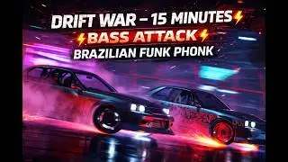 DRIFT WAR &ndash; 15 MINUTES⚡ BASS ATTACK ⚡BRAZILIAN FUNK PHONK