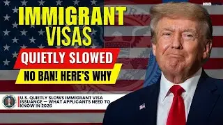 США постепенно замедляют выдачу иммиграционных виз &mdash; что нужно знать заявителям в 2026 году.