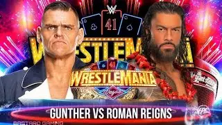 Roman Reigns Vs Gunther For World Heavy Weight Championship And Undisputed Wwe Championship #wwe