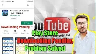 #Playstore How to fix downloading pending  problem  solved by prignesh Tech
