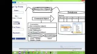 VB.NET Tutorial for Explain Connection Command and DataTable