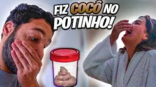 TIVE QUE FAZER COCÔ NO POTINHO 💩 ELA RIU MUITO !
