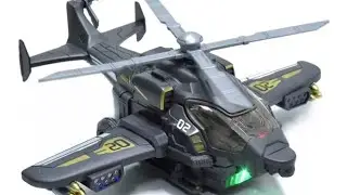 Deformation Robot Helicopter Music and Lighting Toyview