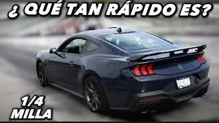 ME SUB&Iacute; al MUSTANG DARK HORSE 2024 en el 1/4 de MILLA! ❤️🔥📸