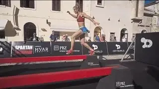 Jessie Graff Flying Through the 2024 Spartan 100M World Championship Course