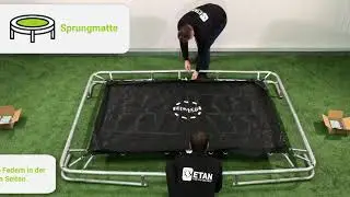 Anleitung-Video Etan Hi-Flyer Bodentrampoline Sprungmatte Rechteckig
