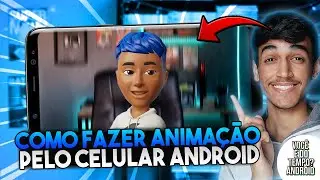 COMO FAZER ANIMAÇÃO 3D COM PERSONAGEM PERSONALIZADO PELO CELULAR ATUALIZADO 2023