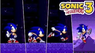 sonic 3 A.I.R android (shinbaloonba modern sonic mod) gameplay sandopolis