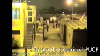 PUCP - ¿Porqué se vieron luces extrañas en el cielo limeño durante el terremoto del 2007?