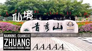 Qingxiu mountion the most famous landscape in the capital of guangxi | walking tour| China