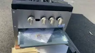 Natural Gas Stock Pot Range 160,000 BTU Stock Pot Range, 2 Burners, Natural Gas, 18