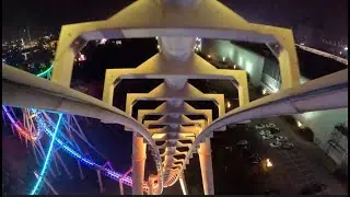Soaring Dragon and Dancing Phoenix at night onride Mounted 4K 60FPS POV Nanchang Sunac Land