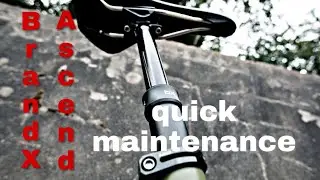 Brand X Ascend | Budget dropper post (how to do) quick&easy maintenance