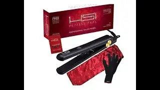 HSI Professional Glider Ceramic Tourmaline Ionic Flat Iron Hair Straightener Straightens REVIEW