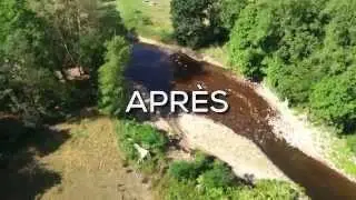 Effacement d'un seuil sur le Rhins, affluent de la Loire (42)
