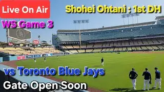 【ライブ配信】対トロント&bull;ブルージェイズ〜WS第3戦〜大谷翔平選手は1番DHで出場⚾️まもなくゲートオープン⚾️Shinsuke Handyman がライブ配信中！