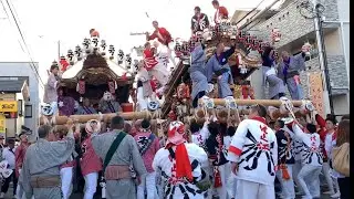 令和元年五月四日 東灘区だんじり祭り 弓場 住之江地車新調祝い式典だんじり巡行
