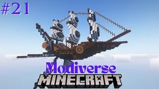 Ich finde ein CREATE LUFTSCHIFF?! - Minecraft Modiverse #021 [Deutsch/HD]