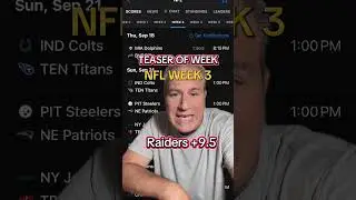 Free NFL Teaser Bet Week 3!
