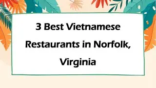 3 Best Vietnamese Restaurants in Norfolk, Virginia | Vietnamese Cuisine