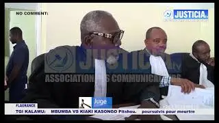 TGI Kalamu : Mujangi Mbumba poursuit Kiaki Kasongo pour meurtre