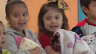 Quilt Distribution at Palacios Elementary