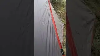 Tent setup during kayak camping in the archipelago (2P Forclaz MT900, Decathlon)