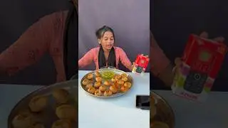 20 Pani Puri Eating Challenge 🥵 | Winner price Smart Phone Gift 🎁 | Street Challenge #asmr