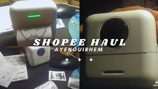 Shopee Haul l Mini portable thermal printer