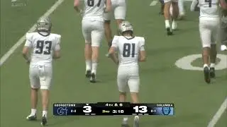 Highlights: NCAA Football - Georgetown vs Columbia - 9-27-25
