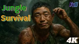 12-Day Survival in the Borneo Rainforest | Barefoot Jungle Fishing Challenge