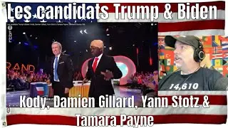 Les candidats Trump & Biden | Kody, Damien Gillard, Yann Stotz & Tamara Payne -  REACTION