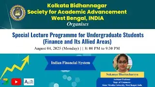 Special Lecture Programme  || Indian Financial System