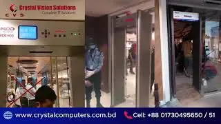 MCD, ZKTeco & UNIQSCAN Archway Gate Price in Bangladesh | Metal Detector | Crystal Vision Solutions