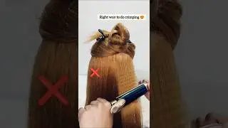 Perfect way to Crimp Hair | Hair Crimping Tutorial