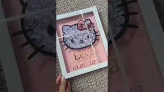 Hello Kitty custom flower box gift 🎁 #crafts #diy