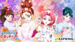 Go Princess Precure Group Transformation With Tropical Rouge Music