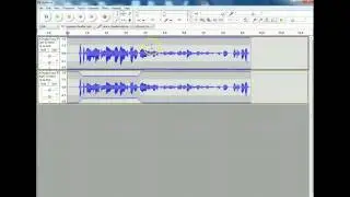 How to adjust the volume in one track in Audacity