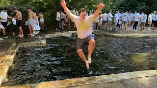 GEORGIA TECH BEATS CLEMSON!! FIELD RUSH AND GOALPOST SWIM!!